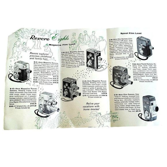Revere Photo Equipment Booklet Mid Century Ephemera Vintage Photography 50s - Picture 9 of 10